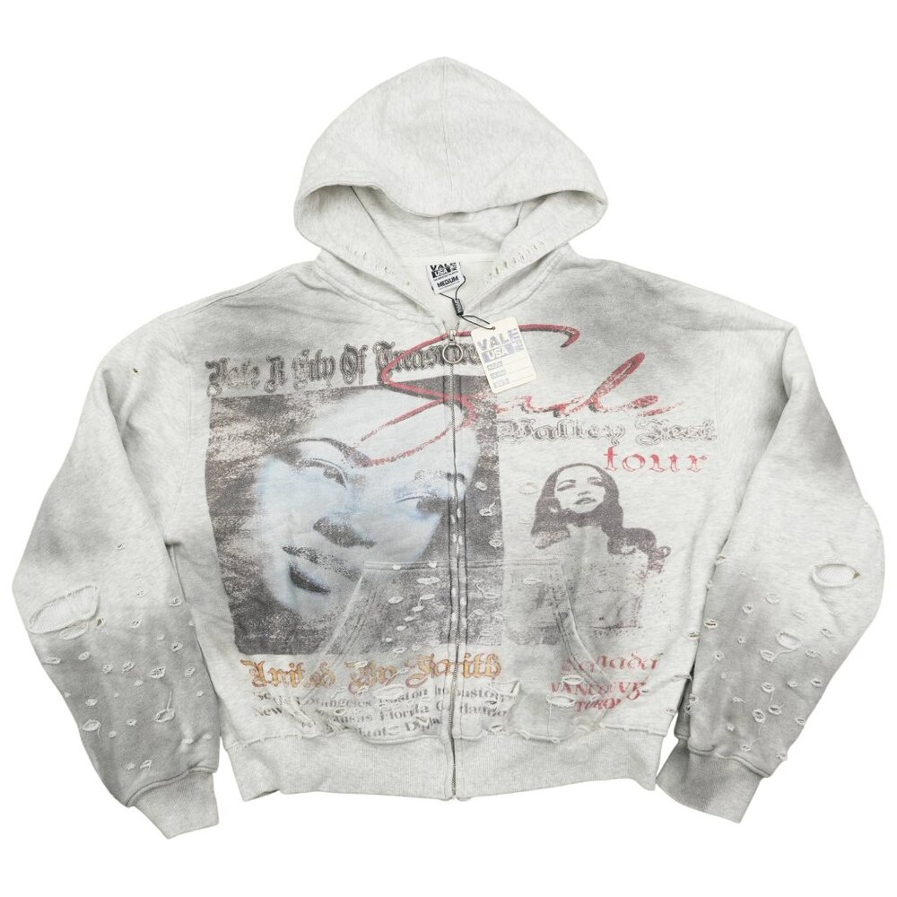 Vale Forever Valley Fest Full Zip Hoodie Grey